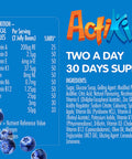 3X Actikid Magic Beans Vegan Multi-Vitamin 60X Blueberry Flavour | Gelatine Free | Children'S Vitamin | Immunity Booster