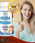 YUMMYVITE Muira Puama Capsules - Concentrated 4:1 Extract, Equivalent To 2200Mg Per Capsule, 60 Capsules