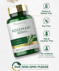 Carlyle Rosemary Capsules | 1200mg | 200 Count | Non-GMO & Gluten Extract