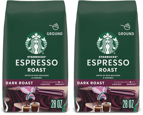 Starbucks Ground Coffee, Dark Roast Coffee, Italian Roast, 100% Arabica, 1 bag (18 oz)