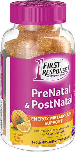 FIRST RESPONSE PreNatal & PostNatal Energy Metabolism Support, Orange Punch 90 ea