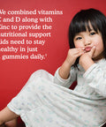 Garden of Life Kids Immune Support Gummies With Vitamin C D As D3 & Zinc For 3-In-1 Daily Children S Immunity Organic Non-Gmo Gluten-Free Vegetarian Sugar Free Cherry Flavor 30 Day Supply