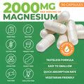Forest Leaf Magnesium L-Threonate Magtein Capsules 2000mg 90 Veg Caps
