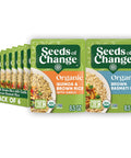 SEEDS OF CHANGE Organic Quinoa, Brown & Red Rice with Flaxseed, Microwaveable Ready to Heat, 8.5 Ounces (Pack of 6)