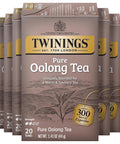 Twinings Lemon & Ginger, Caffeine-Free Herbal Tea Bags, 100 CT Box (1 Pack) | Spicy & Tangy, Ginger, Lemon Peel, Lemongrass, Blackberry Leaves, Soothe Digestion, 100 Foil Lined Individually Wrapped Bags
