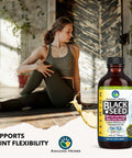 Amazing Herbs Premium Black Seed Oil - Gluten Free, Non Gmo, Cold Pressed Nigella Sativa Aids In Digestive Health, Immune Support, Brain Function - 4 Fl Oz