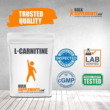 BulkSupplements.com L-Carnitine Powder - Fat Burner Supplements - Amino Acids Supplement - Mens Fat Burner - Womens Pre Workout (1 Kilogram)
