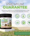 Forestleaf Colostrum Powder 50% Igg Highest Pure Concentration, Grass Fed Colostrum Supplement For Gut Health, Immune Support And Muscle Recovery, Bovine Colostrum For Humans, Unflavored, 45 Servings