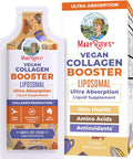 Maryruth Organics Collagen Booster Liposomal | Sugar | Liquid Collagen Booster with Vitamin C Vitamin E Zinc Copper & Silica | Skin Care & Joint Support Supplement | Vegan | Non-GMO | Gluten | 14 Servings