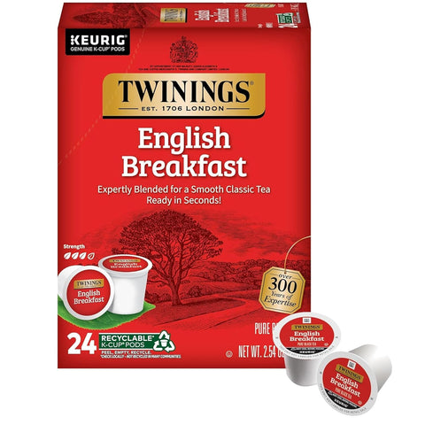 Twinings Sleep Herbal Tea K-Cup Pods for Keurig, 24 CT Box (Pack of 1) | Formerly Nightly Calm, Relaxing Camomile, Spearmint & Lemongrass, Caffeine-Free, For Single-Serve Brewers, Enjoy Hot or Iced