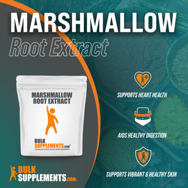 BulkSupplements Marshmallow Root Extract Powder - Herbal Extract, Marshmallow Powder, Lung Support Supplement - 1200mg of Marshmallow Extract , (1 Kilogram - 2.2 lbs)