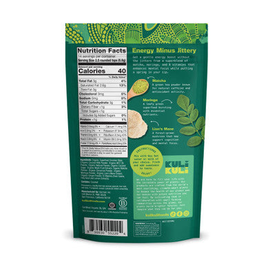 KULI KULI Organic Matcha Moringa Superfood Latte 3.41 OZ