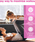 SkinnyFit Jump Start Pre Workout Supplement for Women 30 Servings - Creatine Free Powdered Mix Drink to Help Increase Energy, Focus, and Endurance, Pink Lemonade Flavor