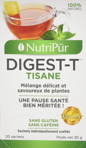 Nutripur Digest-T Herbal Tea, 20 tea bags