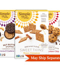Simple Mills Honey Cinnamon Seed & Nut Flour Sweet Thins, Paleo Friendly & Delicious Sweet Thin Cookies, Good for Snacks, Nutrient Dense, 4.25 oz, 3 Count