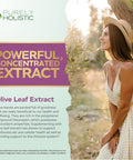 Purely Holistic Olive Leaf Extract 750Mg Non-Gmo Maximum Strength - 120 Vegan Capsules - 20% Oleuropein - 4 Month Supply - Support Supplement