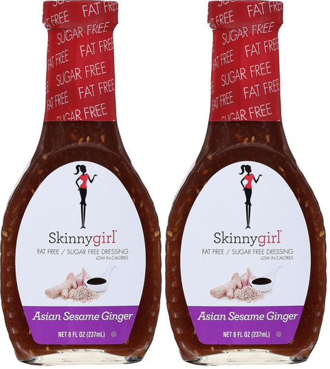 Skinnygirl Sugar Free Gluten Free Avocado Oil Salad Dressing, Creamy Caesar, 11.5 Ounce
