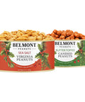 Belmont Peanuts Gourmet Sea-Salted Virginia Peanuts, 20 oz (1 Pack) ÃƒÂ¢Ã¢â€šÂ¬Ã¢â‚¬Å“ Only 3 Simple Ingredients, No Preservatives, 7g Protein ÃƒÂ¢Ã¢â€šÂ¬Ã¢â‚¬Å“ A Premium, Salty, Crunchy, Hand Seasoned Snack