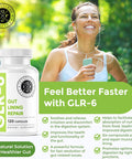 Intestinal Fortitude Glr-6 - Gut Lining Repair Supplement For Gut Health - Leaky Gut Repair With L-Glutamine, Slippery Elm, Dgl Licorice Root, Marshmallow Root, Fenugreek - Ibs, Ibd, Gerd - Vegan