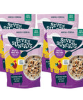Seven Sundays Muesli Cereal, Wild and Free Blueberry Chia Buckwheat, 32 Oz Bag (Pack of 4), Gluten Free, 0g Refined Sugar, Enjoy Warm, Cool or as Overnight Oats