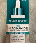L'Oreal Paris Bright Reveal 12% [Niacinamide + Amino Sulfonic + Ferulic Acid] Dark Spot Serum