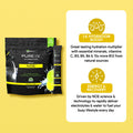 Karamd Pure I.V. + Vital Restore - Special Bundle - Lemon Lime Hydration Packets (16 Sticks) & Powerful Supplement For Leaky Gut & Colon Health (90 Capsules) - Boost Energy & Physical Performance