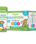 Orgain Grass Fed Clean Protein Shake Creamy Chocolate Fudge Meal Replacement 11 oz 12 Count Organic Kids Protein Nutritional Shake Vanilla Great for Breakfast Snacks 8.25 oz 12 Count
