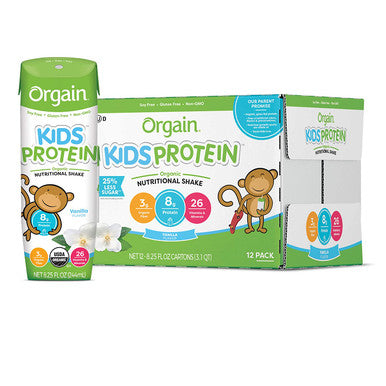 Orgain Organic Nutritional Shake Creamy Chocolate Fudge Meal Replacement 11 Ounce 12 Count Organic Kids Protein Nutritional Shake Vanilla Great for Breakfast Snacks26 Vitamins Minerals