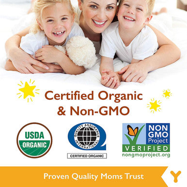 YYUX Certified Organic D3 Drops for Kids 4+, 600 IU - Non-GMO Project Verified - 180 Drops, 6 Month Supply