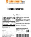 BulkSupplements Ferrous Fumarate Powder - Iron Supplement - Iron Supplement for Women - Iron Supplements for Men - Ferrous Fumarate Supplement (100 Grams - 3.5 oz)