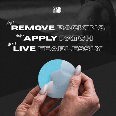 Skin Grip Adhesive Patches for style Libre 2 CGM Waterproof & Sweatproof Adhesive for 10-14 Days Pre-Cut Adhesive Medical Tape Sensor Cover 20 Pack Blue