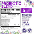 Nature'S Nutrition Probiotics for Women's Digestive Health 50 Billion CFU for Vaginal pH Gut Health & Immune Support Daily Probiotic Supplement for Feminine Health 5 Strains Gluten - 60 Capsules