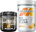 Creatine + Whey Protein Isolate Bundle - MuscleTech Platinum Creatine + MuscleTech Iso Whey Clear, Orange