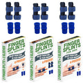 Simply Seniors Finger Splint For Everyone - Seniors Women Men & Kids - 6 Splints & 6 Sleeves - Brace For Broken Finger Trigger & Mallet Finger Arthritis & Straightening - Middle Ring Index & Pinky