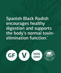 Standard Process Spanish Black Radish - Liver Health Dietary Supplement - Gallbladder Health & Digestion Cleanse Support - Gluten-Free, Non-Dairy & Non-Soy - 30 Tablets