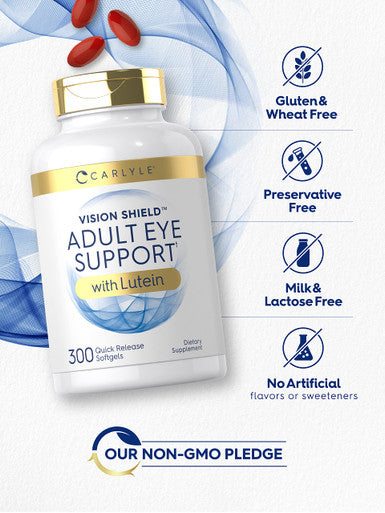 Carlyle Eye Support | 300 Capsules | With Lutein And Zeaxanthin | Non-Gmo And Gluten Free Supplement