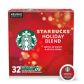Starbucks K-Cup Coffee Pods, Medium Roast Coffee for Keurig Brewers, Holiday Blend, 100% Arabica, Limited Holiday Edition, 1 Box (32 Pods)