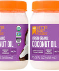 BetterBody Foods Organic Unrefined Coconut Oil - Hair & Skin Moisturizer, Baking & Cooking Oil - Light Aroma and Flavor - Butter Alternative - 56 Fl Oz