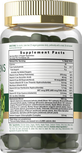 Carlyle Supergreens Gummies | Vegan, Non-Gmo And Gluten Free Supplement