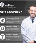 CanPrev ProstatePro Maca Support - 100 Veg Capsules