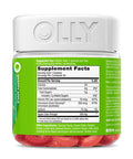 OLLY Metabolism Gummy Rings Apple Cider Vinegar Vitamin B12 Chromium Energy and Digestive Health Chewable Supplement Apple Flavor 30 Count
