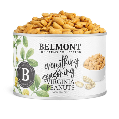 Belmont Peanuts Gourmet Sea-Salted Virginia Peanuts, 20 oz (1 Pack) ÃƒÂ¢Ã¢â€šÂ¬Ã¢â‚¬Å“ Only 3 Simple Ingredients, No Preservatives, 7g Protein ÃƒÂ¢Ã¢â€šÂ¬Ã¢â‚¬Å“ A Premium, Salty, Crunchy, Hand Seasoned Snack