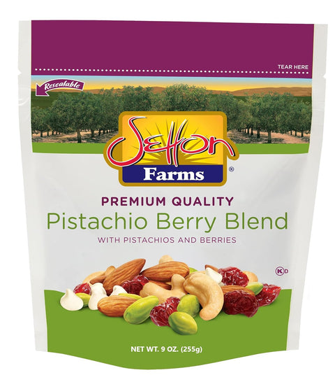 Setton Farms Pistachio Nut Blend with Almonds, Pistachios and Cashews, 4 oz Resealable Bag