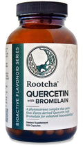 Rootcha Quercetin With Bromelain - Bioactive Fava D'Anta Derived Quercetin With 2400 Gdu/G Bromelain 120 Capsules