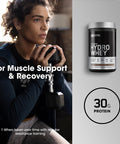 Optimum Nutrition (On) Platinum Hydrowhey Protein Powder 30 Grams Of Protein For Muscle Support & Recovery 100% Hydrolyzed Whey Protein Isolate Powder - Turbo Chocolate 1.75 Lbs 20 Servings (820 G)