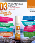 Biolabs Pro All Natural Vitamin D3 15000Iu Vitamin D Cream - Maximum Strength - Fight Vitamin D Deficiency Naturally - With Vitamin K2 & Olive Leaf Extract - Safe & Effective (15000Iu - 3.0Oz)