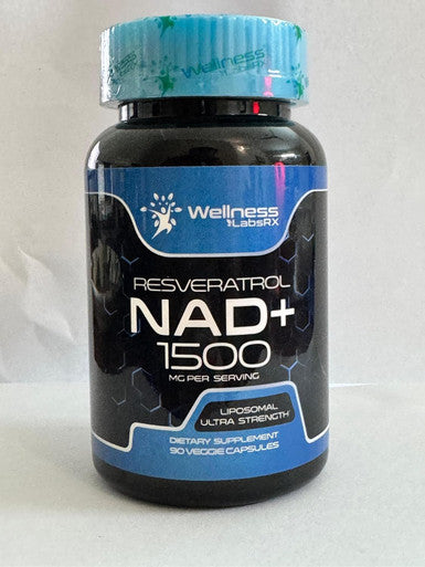 Nad Supplement 1500Mg Liposomal Nad+ Supplement With Resveratrol Nad Plus Boosting Supplement Support Cellular Health Stamina and Healthy Aging Ultra Strength Capsules Usa Made