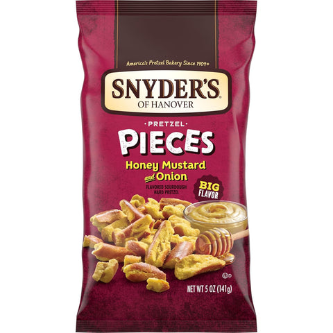 Snyder's of Hanover Honey Mustard & Onion Flavored Pretzel Pieces, 18 Oz