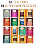 Blue Ribbon Twinings Black Tea Bags Sampler Assortment Variety Pack Box - 16 Count 16 Flavors - Perfect Variety - s for Mom Dad Family Coworkers Friends Women Men BLACK TEA Lovers
