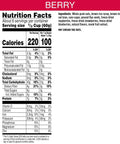 Bear Naked Granola Cereal, Vegan, Breakfast Snacks, Triple Berry Crunch (6 Bags)